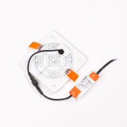 Placa LED 11W 883Lm 4000ºK Cuadrado sin Marco 40.000H [LUM-NSDL-S125-W]