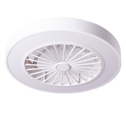Ventilador de Techo 36W 1800Lm Iluminación LED CCT Variable Control Remoto 50.000H - Blanco [HO-LEDFAN-12-W]