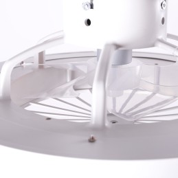 Ventilador de Techo 36W 1800Lm Iluminación LED CCT Variable Control Remoto 50.000H - Blanco [HO-LEDFAN-12-W]