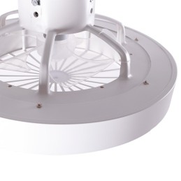 Ventilador de Techo 36W 1800Lm Iluminación LED CCT Variable Control Remoto 50.000H - Blanco [HO-LEDFAN-12-W]