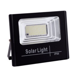 Proyector LED Solar 65W 6500K Panel: 6V/8W Batería: 3,2V/5000MaH Control Remoto [HO-SOLARFL-65W-01]