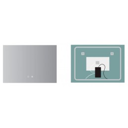 Espejo Iluminado Baño \"Italia\" 100Cm Blanco Frío Sensor Antivaho/On-Off [LIMEX-ITAL007/10070]