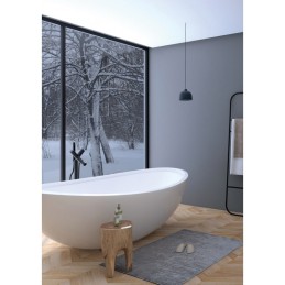 Espejo Iluminado Baño \"Praga\" 80Cm Blanco Frío Sensor Antivaho/On-Off [LIMEX-PRAG014/80]