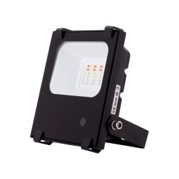 Foco Proyector LED 10W  IP65 Mando a Distancia RGB 40.000H [1916-NS-HVFL10W-F-RGB]