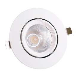 Foco Downlight LED 24W 2400Lm 4000ºK Circular Orientable 40.000H [HO-COB-C-OR-24W-W]