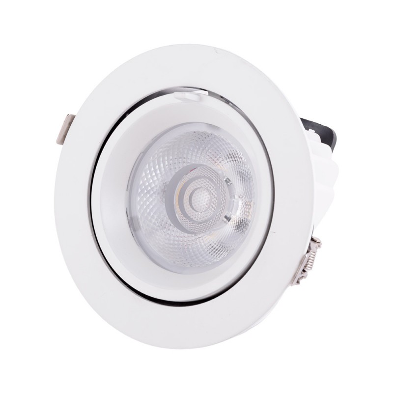 Foco Downlight LED 30W 3000Lm 4000ºK Circular Orientable 40.000H [HO-COB-C-OR-30W-W]