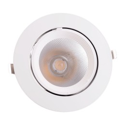 Foco Downlight LED 35W 3500Lm 4000ºK Circular Orientable 40.000H [HO-COB-C-OR-35W-W]