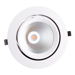 Foco Downlight LED 40W 4000Lm 4000ºK Circular Orientable 40.000H [HO-COB-C-OR-40W-W]