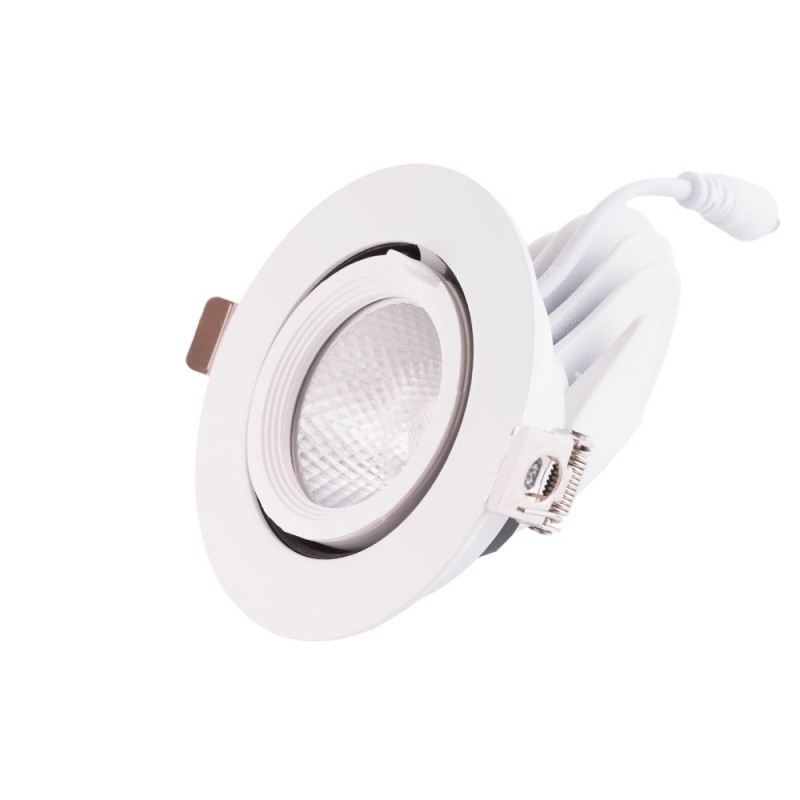 Foco Downlight LED 7W 700Lm 4000ºK Circular Orientable 40.000H [HO-COB-C-C-OR-7W-W]