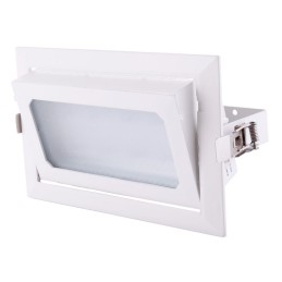 Foco Downlight LED 30W 3000Lm 4000ºK Rectangular Orientable 40.000H [HO-COB-R-OR-30W-W]