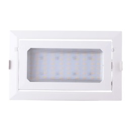 Foco Downlight LED 30W 3000Lm 4000ºK Rectangular Orientable 40.000H [HO-COB-R-OR-30W-W]