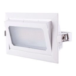 Foco Downlight LED 50W 5000Lm 4000ºK Rectangular Orientable 40.000H [HO-COB-R-OR-50W-W]