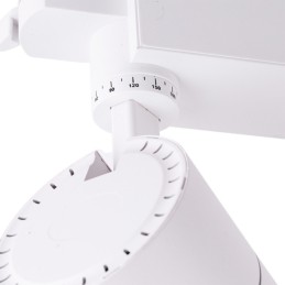 Foco de Carril LED  30W 2700Lm CRI90 4200ºK Monofásico 40.000H Antideslumbrante  [HO-FC-30W-AD-W-W]