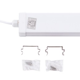 Equipo Estanco LED 40W 3.600Lm 6000ºK 120Cm IP65 50.000H Sensor Proximidad Microondas [HO-WP-40W-1200-CW]