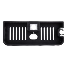 Conjunto Ducha Latón/Zinc - Acero Inoxidable- ABS, Negro, Agua Caliente-Fría, Monomando [QLI-FA-3019]