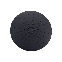 Conjunto Ducha Latón/Zinc - Acero Inoxidable- ABS, Negro, Agua Caliente-Fría, Monomando [QLI-FA-3019]