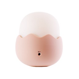 Lampara nocturna de mesa LED Infantil quitamiedos y recargable \"Chicken\"