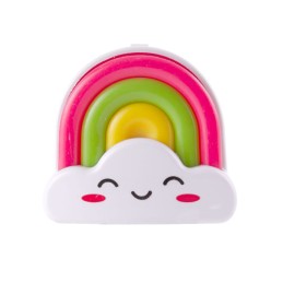 Lampara nocturna de pared LED Infantil quitamiedos y recargable \"Rainbow\"