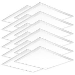 Pack 12 Panel LED 40W 4.000Lm 6000ºK 60x60Cm Enrejado UGR19 40.000H [HO-PG-600x600-40W-CW-PK12]