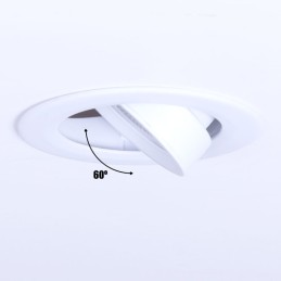 Pack 20 Downlights Redondo LED 7W 600Lm 4200ºK 38º 40.000H [HO-IN-DL7W-W-PK20]