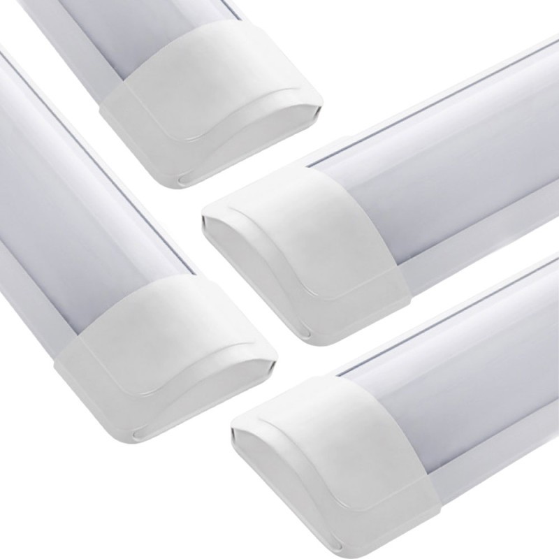 Pack de 4 Luminarias LED 40W 3600Lm 6000ºK Lineal Superficie 120Cm 40.000H [SL-LIL-CWP200H40-CW-PL4]