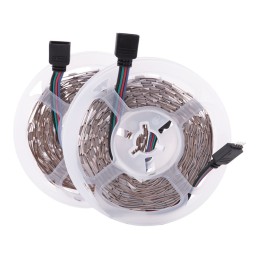 Kit Tira 72W 3.000Lm 300 LEDs 10 metros RGB Blister Transformador, Controlador, Control Bluetooth IP25 40.000H [CA-KITRGB-10M]