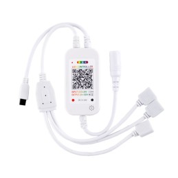 Kit Tira 108W 4.500Lm 450 LEDs 15 metros RGB Blister Transformador, Controlador, Control Remoto IP25 40.000H [CA-KITRGB-15M]