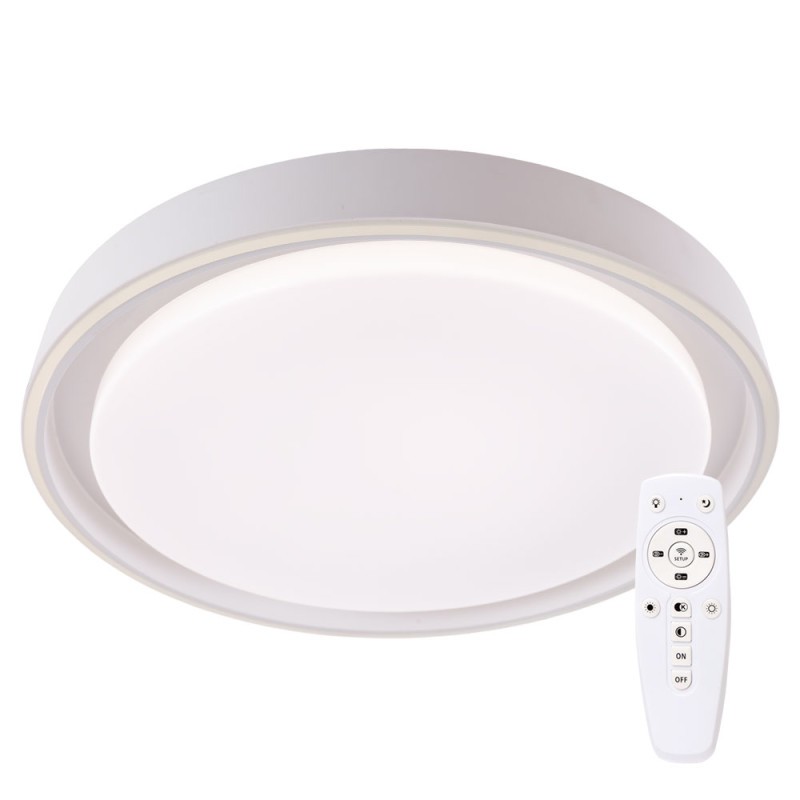 Plafón LED 27W 2.700Lm Redondo BiColor \"Sara\" CCT Seleccionable 40.000H [HO-CCT-LED03]