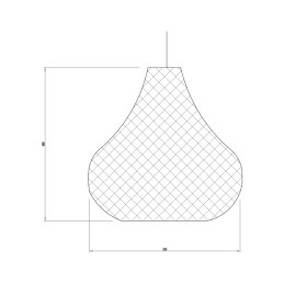 Lámpara Colgante \"Orsk\" [SKD-P80027]