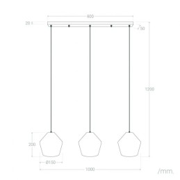 Lámpara Colgante \"Araraquara\" [SKD-P80055]