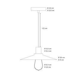 Lámpara Colgante \"Guantanamo\" [SKD-P80036]