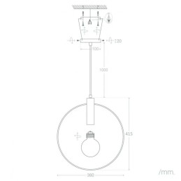 Lámpara Colgante \"North Hempstead\" [SKD-P80031]