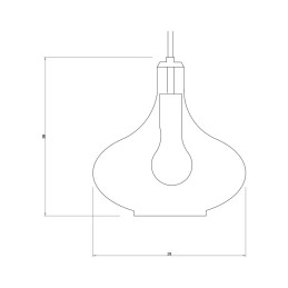 Lámpara Colgante \"Atsugicho\" [SKD-P80050]