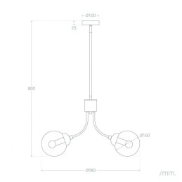 Lámpara Colgante \"Neuquen\" [SKD-P80022]