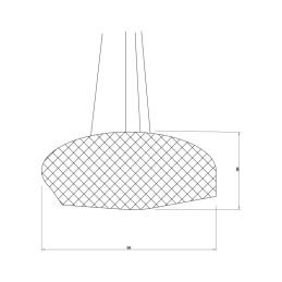 Lámpara Colgante \"Badalona\" [SKD-P80025]