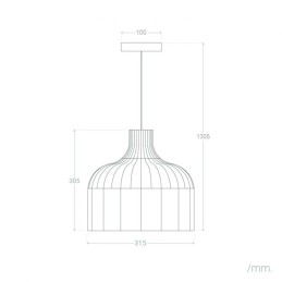 Lámpara Colgante \"Quetzaltenango\" [SKD-P80054]