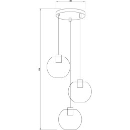 Lámpara Colgante \"Kolpino\" [SKD-P80039]