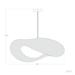 Lámpara Colgante \"Rancagua\" [SKD-P80009]