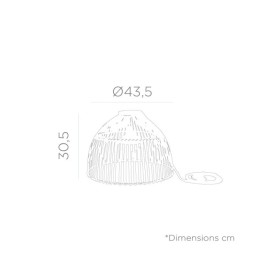 Lámpara Colgante \"Jacarei\" [SKD-P80051]