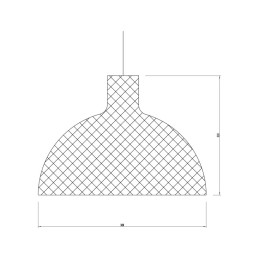 Lámpara Colgante \"Singkawang\" [SKD-P80026]