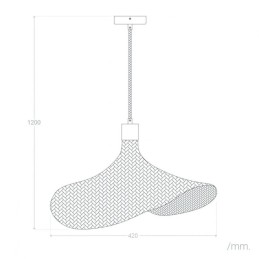 Lámpara Colgante \"Itabuna\" [SKD-P80021]