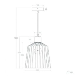 Lámpara Colgante \"Turkistan\" [SKD-P80048]