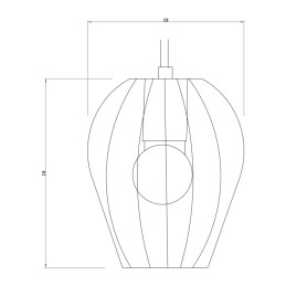 Lámpara Colgante \"Dasoguz\" [SKD-P80047]