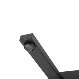 Grifo Bañera Latón/Zinc, Negro, Agua Caliente-Fría, Monomando [QLI-FA-4302]