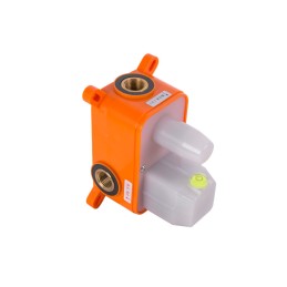 Conjunto Ducha Latón/Zinc ,Negro, Agua Caliente-Fría, Monomando [QLI-FA-46106]