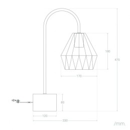 Lámpara de Mesa \"Uluberiya\" [SKD-T1008]