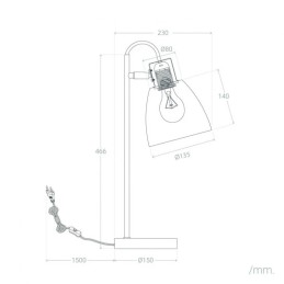 Lámpara de Mesa \"Najafabad\" [SKD-T1018]
