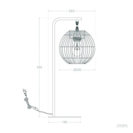 Lámpara de Mesa \"Granada\" [SKD-T1021]
