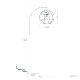 Lámpara de Suelo \"Longquan\" [SKD-F1004]