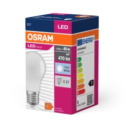Ledvance/Osram Bombilla LED \"Classic\" E27 4,9W 470Lm 4000K 200º IP20